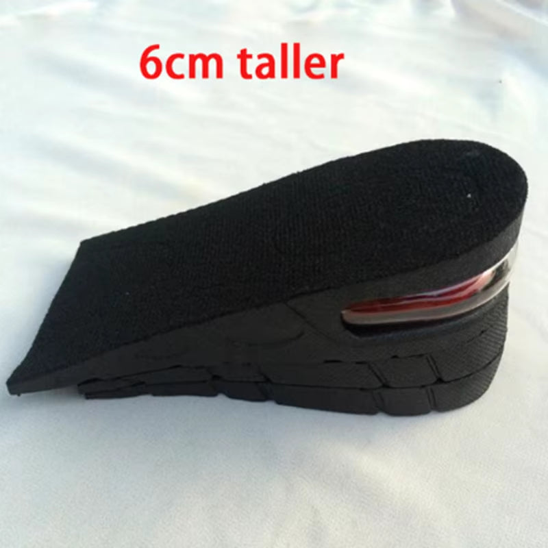Height Increase Insoles for Men Women Elevator Shoes Cushion Unisex Sneakers Heel Lifting Insert Heighten Half Insoles 3-7.5Cm